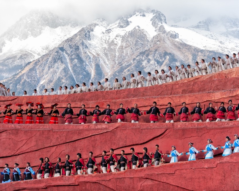 China tours lijiang impressions show